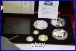 China Coins Of Invention And Discovery Set # 233/688 Gold And Silver Coins