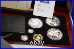 China Coins Of Invention And Discovery Set # 233/688 Gold And Silver Coins