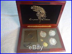 China Coins of Invention & Discovery Empress Edition Gold Silver Proof Set withCOA