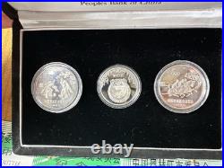 China Commemorative Coin Set 20+30+30 Yuan China Olympic Committee Silver Q2
