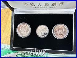 China Commemorative Coin Set 20+30+30 Yuan China Olympic Committee Silver Q2