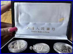 China Commemorative Coin Set 20+30+30 Yuan China Olympic Committee Silver Q2