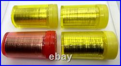 China Famous Mountain 5 Yuan Coin Series, UNC, 4 Rolls, Full Set