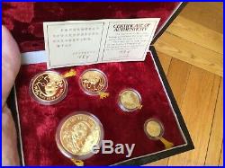 China Gold Panda Proof Set, 1.9 oz. Gold, 1986-P, $3799.00, FREE SHIPPING