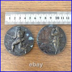 China Incident Commemorative Soldier Design Medal 2-piece set / 10