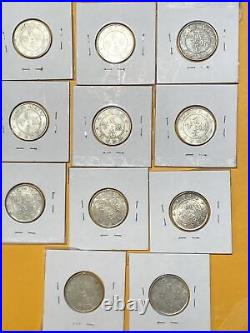China Kwangtung 20 Cents Set Of 11 Coins