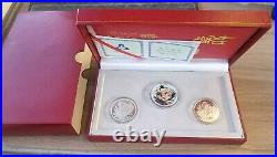 China Lucky Silver Coin Set With Banknote 1997