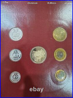 China PRC Coin Set of All Nations 1983 81 Original Coin Set