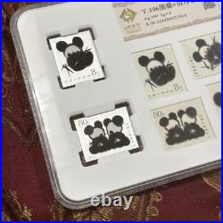 China Panda Silver Stamp Set Ag. 999 5g x 4 (20g Total) COA Display Case