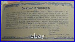 China Peking Opera Coloured Proof 1oz. 999 Silver 10 Yuan 4-coin boxed set 2002
