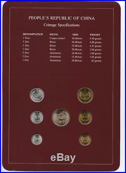 China People's Republic 1981 Coin Sets of All Nations Rat Stamp Chinese AT202