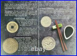 China Qing Dynasty Cash & Kiangsu 10c Flying Dragon Charles Tanant 2-coin Set