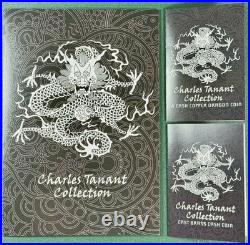 China Qing Dynasty Cash & Kiangsu 10c Flying Dragon Charles Tanant 2-coin Set