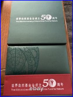 China SILVER PANDA PROOF SET 3pcs 50th ANNIV. 2011 WWF 3 x 1oz