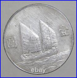 China Silver Dollars 1908 $1 Manchu Dragon 1934 Sun Yat Sen World Coin Set