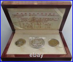 China Taiwan 2006 Lunar Dog Zodiac Commemorative Coin Set Silver Coin 1oz