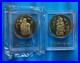 China-brass-medal-God-of-Longevity-male-and-female-set-China-coin-RARE-01-slax