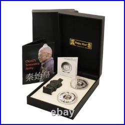 China's Terracotta Army 2009 Isle Of Man Silver Coin Set, Pobjoy Mint