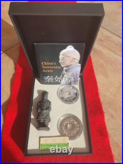 China's Terracotta Army 2009 Isle Of Man Silver Coin Set, Pobjoy Mint