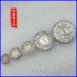 Chinese 1911 Qu Xu Long 5 sets of coins silver dollar coin silver coin