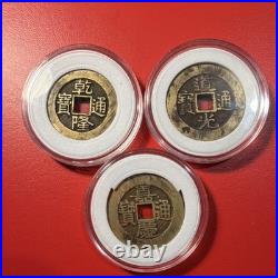 Chinese Empire Cash Coins Set of 3 qing dynasty