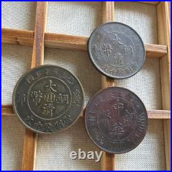 Chinese Old Coins Set Qing Dynasty & Republic of China Copper Coins