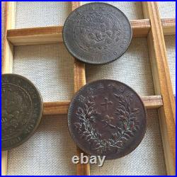 Chinese Old Coins Set Qing Dynasty & Republic of China Copper Coins