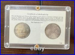 Chinese Silver Dollars Set 1903 Guangxu Dragon (Yr 29) & Sun Yat-Sen. 900