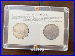 Chinese Silver Dollars Set Guangxu Dragon Year 34 (1908) & Sun Yat-Sen