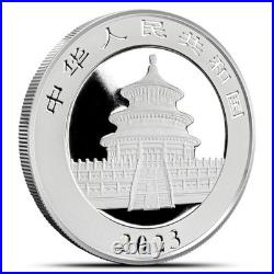 Chinese Silver Panda 40th Anniversary 2023 Set (Coin + 2 oz Silver Bar)