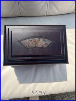 Chinese Wooden Box with Traditional Set Coins Chinese Wooden Box with Traditional Set Coins