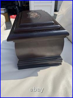 Chinese Wooden Box with Traditional Set Coins