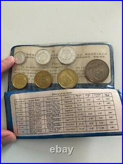 Chinese coins 1980 set of 7 The People's Bank of China