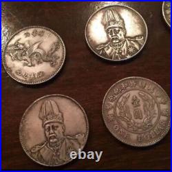 Chinese old coin 1 dollar Yuan Shikai Hongxian Emperor 2 types Set RM190