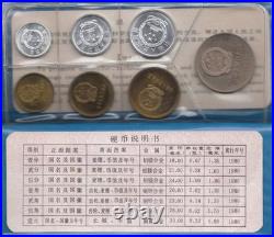 Coin China Currency Set 1980 Original Packaged Brilliant Uncirculated nswleipzig
