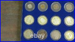 Coin Set Fifa 1982 including lots of silver Including 2x China 25 yuan 1982