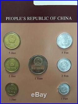 Coin Sets Of All Nations 164 Sheet Set Franklin Mint Withchina + Emirates