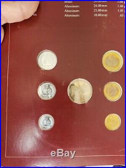 Coin Sets Of All Nations China Proof Set ALL 1983 Jiao 1 Yuan Fen Franklin Mint