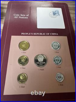 Coin Sets Of All Nations Volume I By The Franklin Mint Includes China