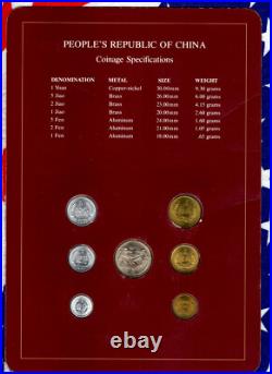 Coin Sets of All Nations China 1981-1982 UNC 1 Fen 1981 Proof Coin Sets of All Nations China 1981-1982 UNC 1 Fen 1981 Proof