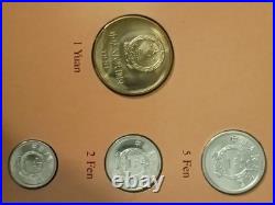 Coin Sets of All Nations China 1981-1982 UNC 1 Fen 1981 Proof