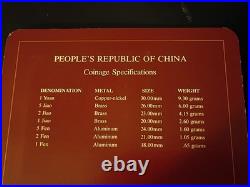 Coin Sets of All Nations China 1981-1982 UNC 1 Fen 1981 Proof