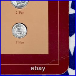 Coin Sets of All Nations China 1981-1982 UNC 1 Yuan 5,2,1 Jiao 1981