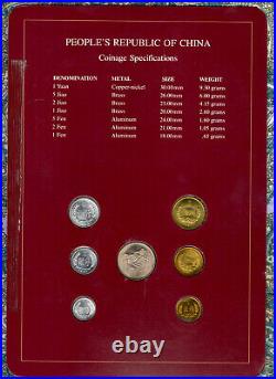 Coin Sets of All Nations China 1981-1983 UNC 1 Jiao 1983 Proof Coin Sets of All Nations China 1981-1983 UNC 1 Jiao 1983 Proof
