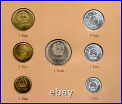 Coin Sets of All Nations China 1981-1983 UNC 1 Jiao 1983 Proof Coin Sets of All Nations China 1981-1983 UNC 1 Jiao 1983 Proof