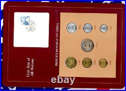 Coin Sets of All Nations China withcard 1977-1982 UNC 1 Yuan 5,2,1 Jiao 1981