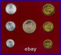 Coin Sets of All Nations China withcard 1981-1982 UNC 1 Yuan 5,2,1 Jiao 1981 Coin Sets of All Nations China withcard 1981-1982 UNC 1 Yuan 5,2,1 Jiao 1981