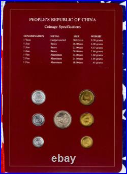 Coin Sets of All Nations China withcard 1981-1982 UNC 5 Jiao 1981 Proof Coin Sets of All Nations China withcard 1981-1982 UNC 5 Jiao 1981 Proof