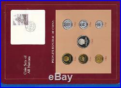 Coin Sets of All Nations China withcard All 1983 PROOF SET with 1981 1 Jiao