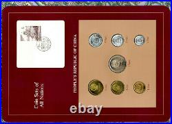 Coin Sets of All Nations China withcard UNC 1 Yuan 5,2,1 Jiao 1981 1,2,5 Fen 1982